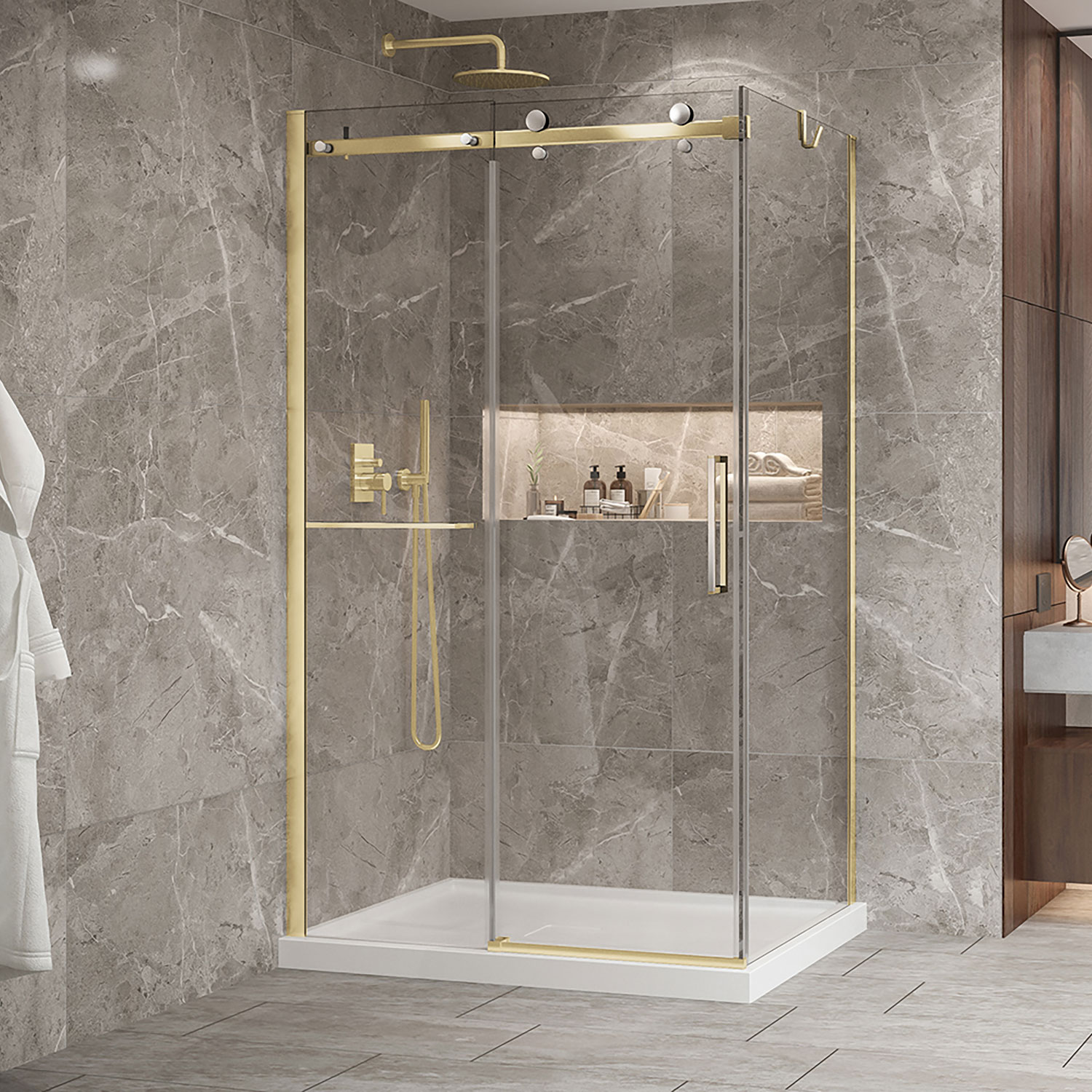 Shower door 48